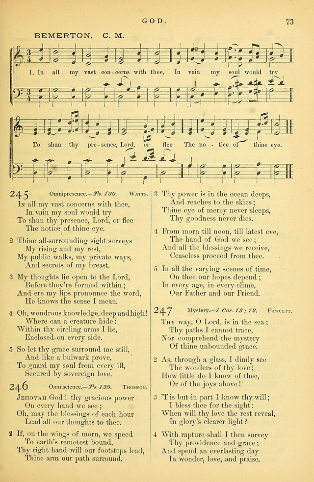 Songs for the Sanctuary: or hymns and tunes for Christian Worship page 74