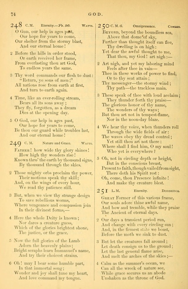 Songs for the Sanctuary: or hymns and tunes for Christian Worship page 75