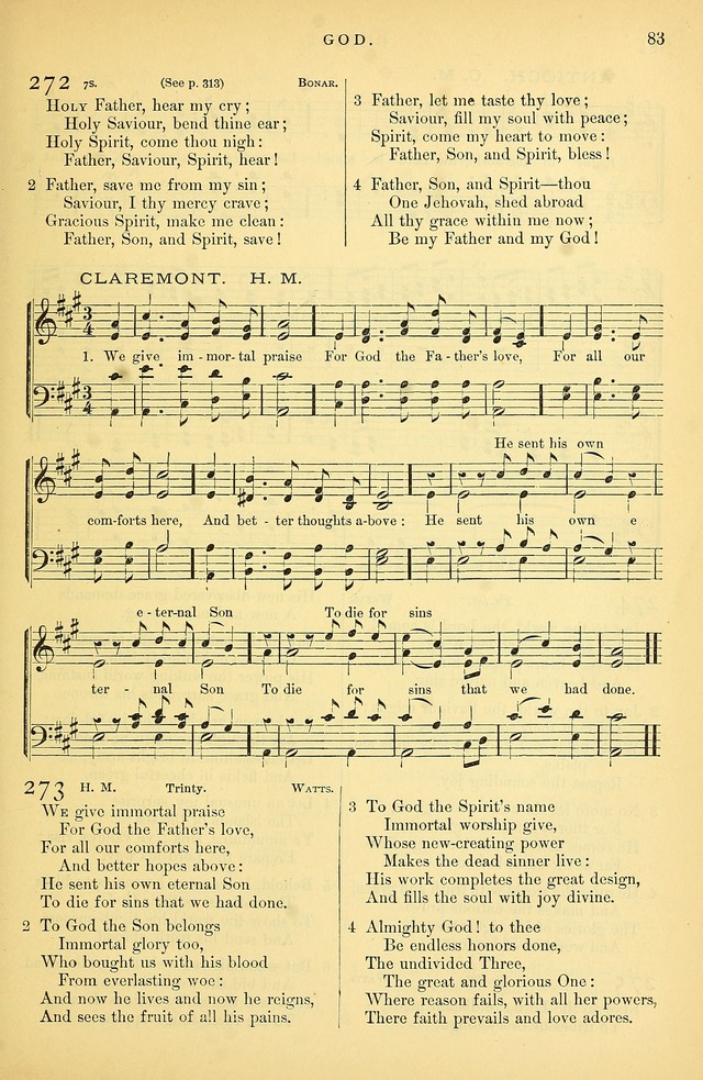 Songs for the Sanctuary: or hymns and tunes for Christian Worship page 84