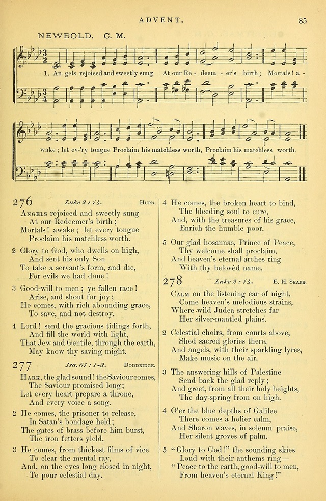 Songs for the Sanctuary: or hymns and tunes for Christian Worship page 86