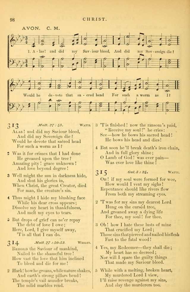 Songs for the Sanctuary: or hymns and tunes for Christian Worship page 99