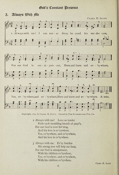 Services and Songs: for use in the Junior Department of the Church School page 6