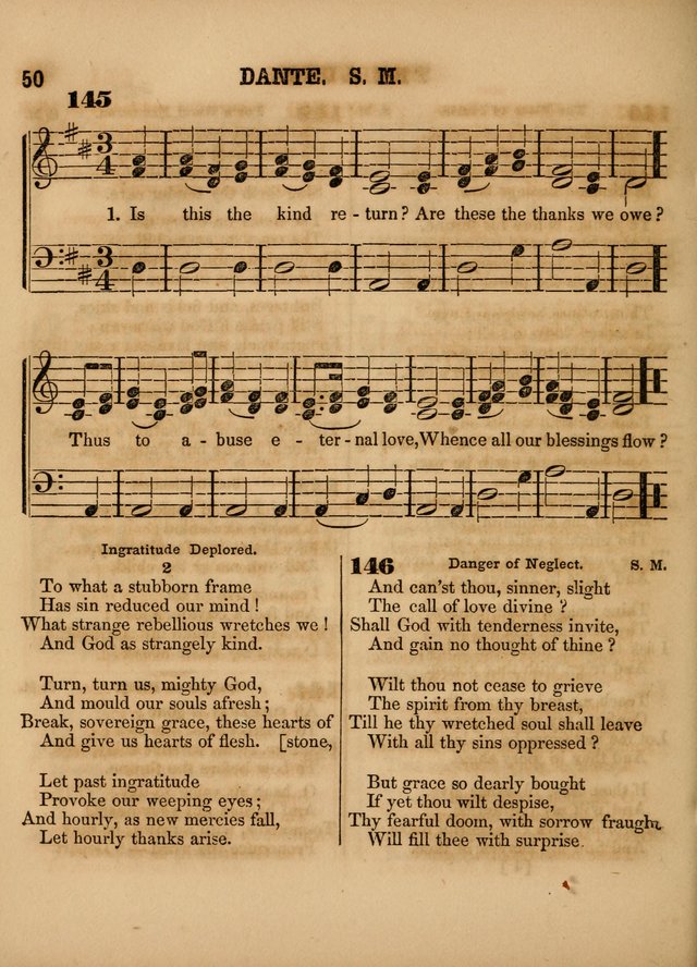 The Sabbath School Lute: a selection of hymns and appropriate melodies, adapted to the wants of Sabbath schools, families and social meetings page 50