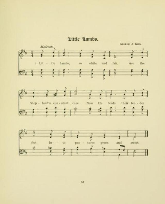 Sunday Songs for Little Children page 61