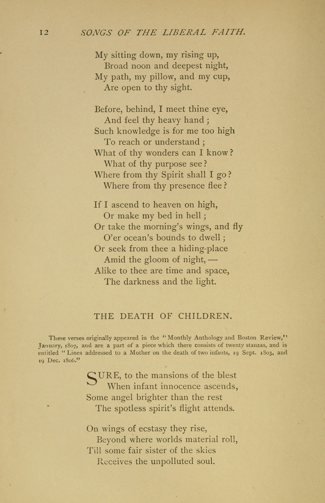 Singers and Songs of the Liberal Faith page 13