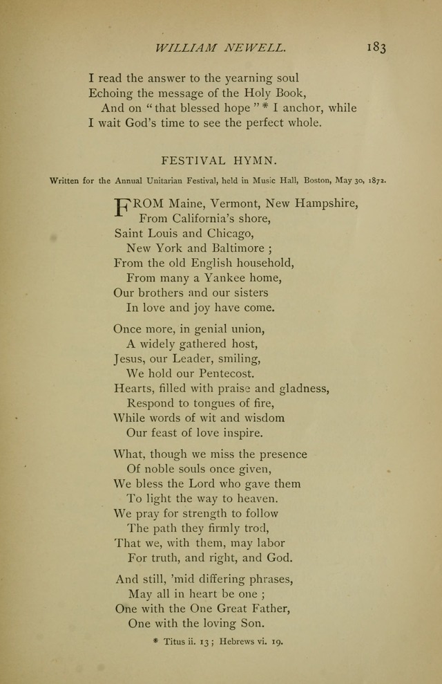 Singers and Songs of the Liberal Faith page 184