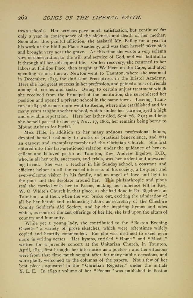 Singers and Songs of the Liberal Faith page 263