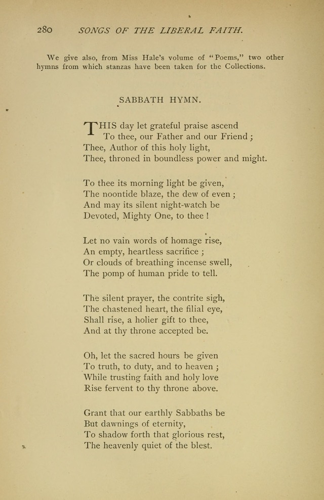 Singers and Songs of the Liberal Faith page 281