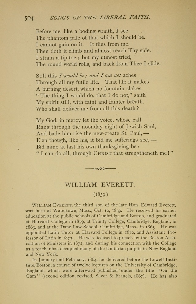 Singers and Songs of the Liberal Faith page 505