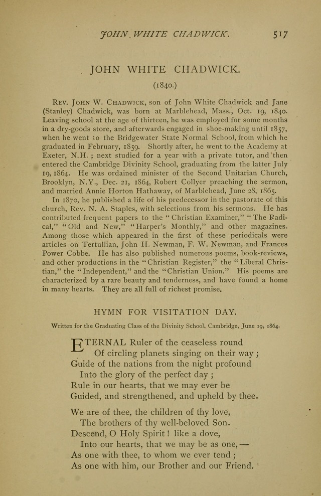 Singers and Songs of the Liberal Faith page 518