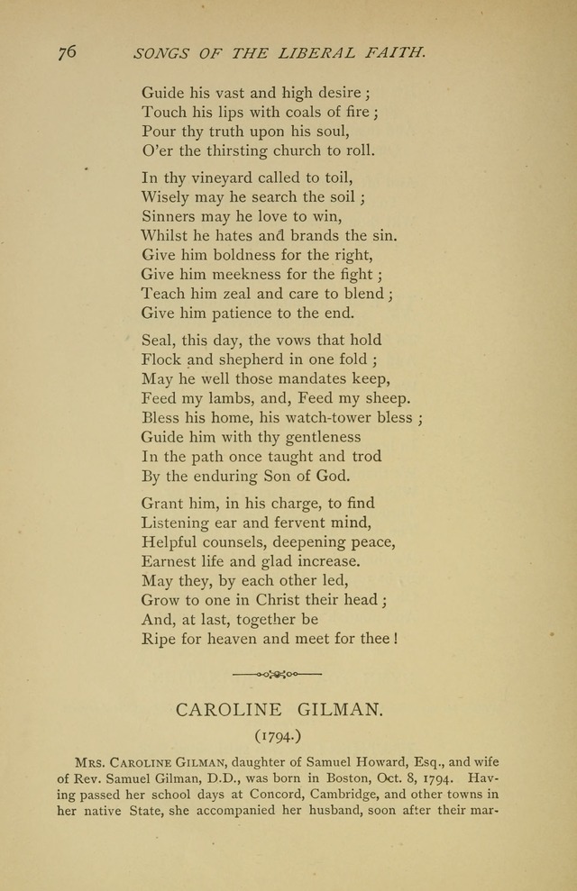 Singers and Songs of the Liberal Faith page 77