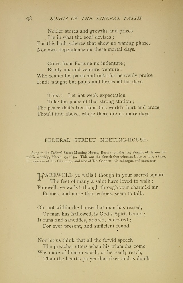 Singers and Songs of the Liberal Faith page 99