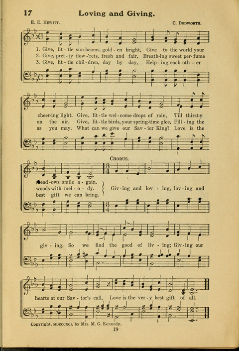 Sunny Songs for Little Folks Number One page 17