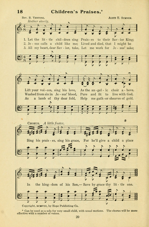 Sunny Songs for Little Folks Number One page 18