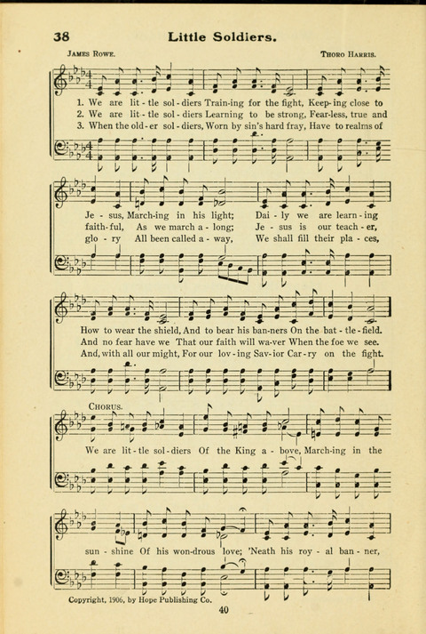 Sunny Songs for Little Folks Number One page 38