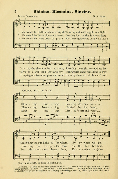 Sunny Songs for Little Folks Number One page 4