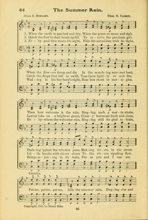 Sunny Songs for Little Folks Number One page 44