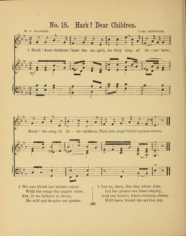 Sacred Songs for Little Singers: a collection adapted to primary classes in Sabbath-schools page 20