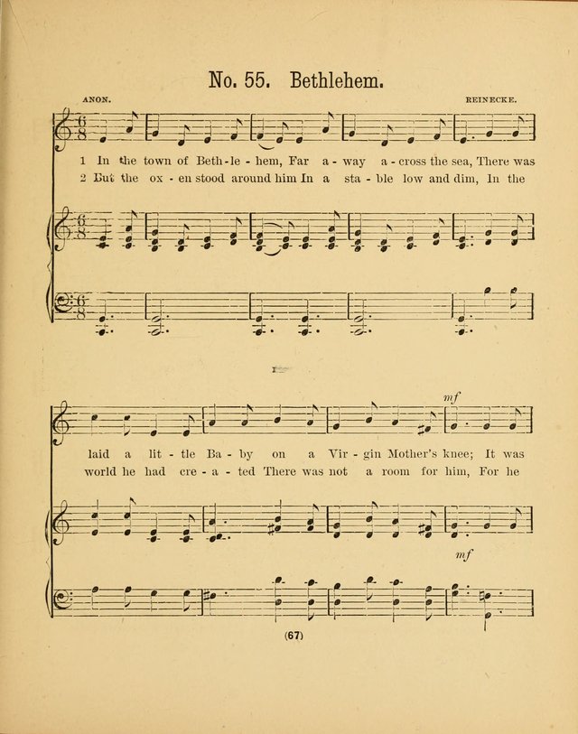 Sacred Songs for Little Singers: a collection adapted to primary classes in Sabbath-schools page 67
