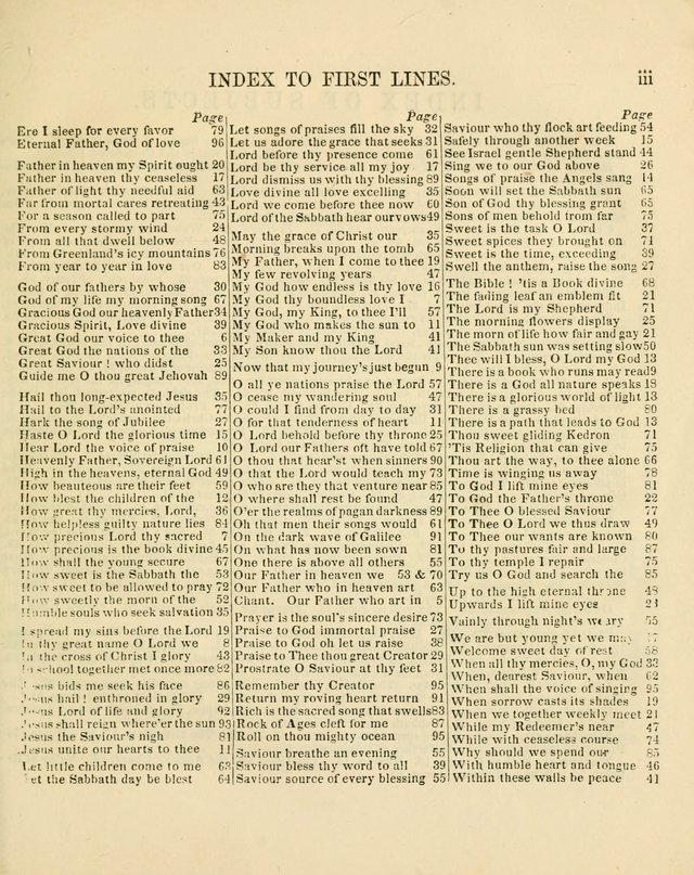 The Sabbath School Melodist: being a selection of hymns with appropriate music; for the use of Sabbath schools, families and social meetings page 3
