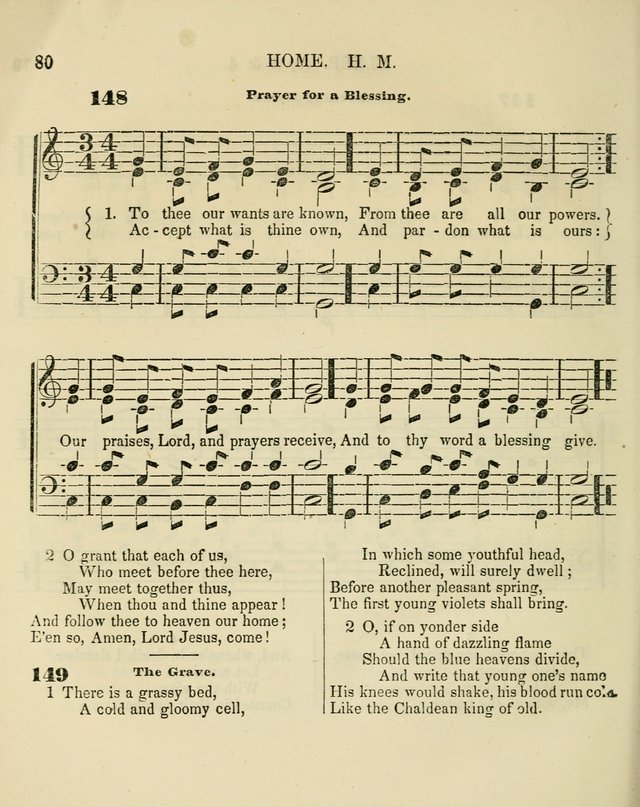 The Sabbath School Melodist: being a selection of hymns with appropriate music; for the use of Sabbath schools, families and social meetings page 80