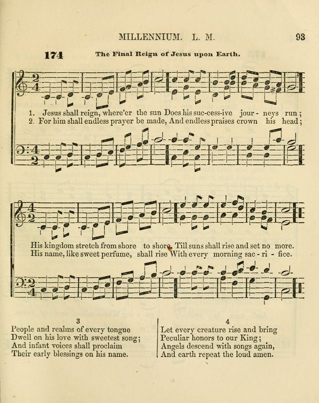 The Sabbath School Melodist: being a selection of hymns with appropriate music; for the use of Sabbath schools, families and social meetings page 95
