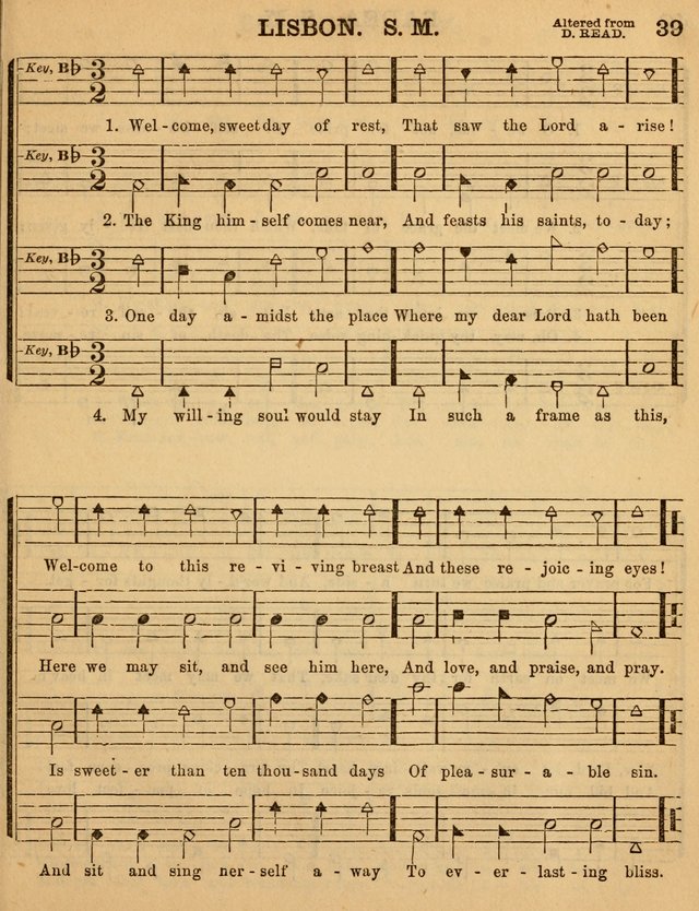 The Sabbath School Minstrel: being a collection of the most popular hymns and tunes, together with a great variety of the best anniversary pieces. The whole forming a complete manual ... page 39