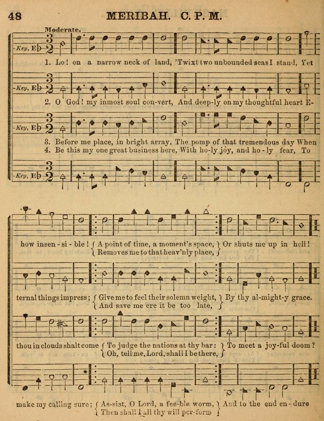 The Sabbath School Minstrel: being a collection of the most popular hymns and tunes, together with a great variety of the best anniversary pieces. The whole forming a complete manual ... page 48