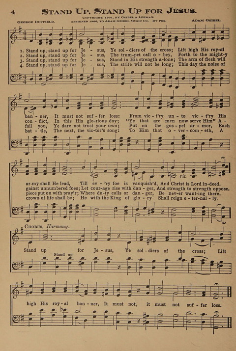 Sunday School Melodies: a Collection of new and Standard Hymns for the Sunday School page 4
