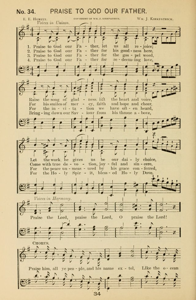 Sunday-School Praises: prepared especially for use in the Sunday-School page 39