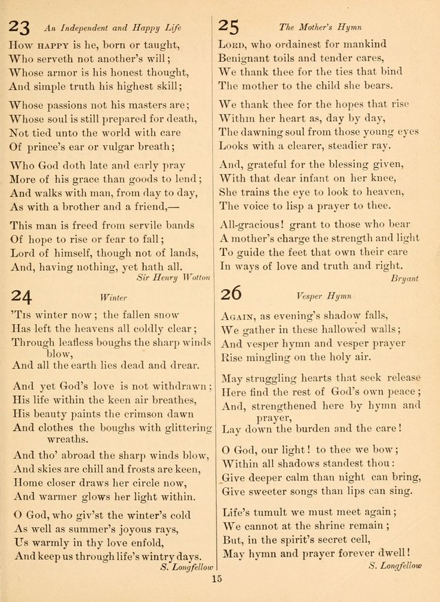 Sacred Songs For Public Worship: a hymn and tune book page 15