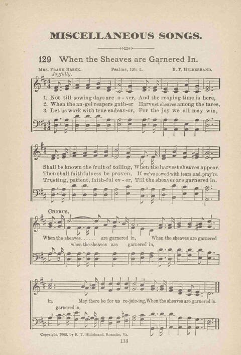 Song Service and Revival page 113