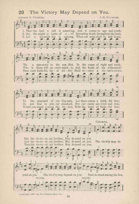 Song Service and Revival page 22