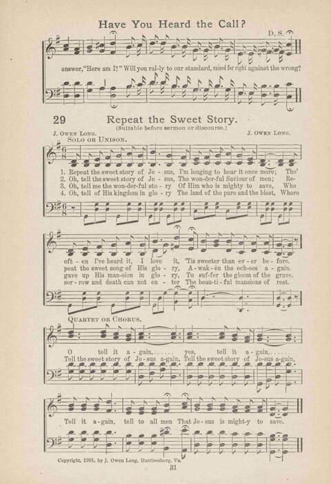 Song Service and Revival page 31