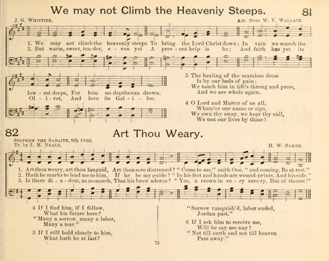 Select Sunday School Songs page 73