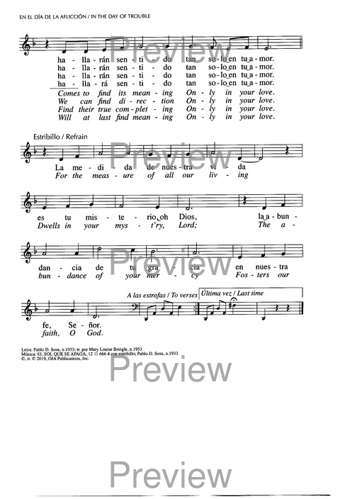 Santo, Santo, Santo: cantos para el pueblo de Dios = Holy, Holy, Holy: songs for the people of God page 485