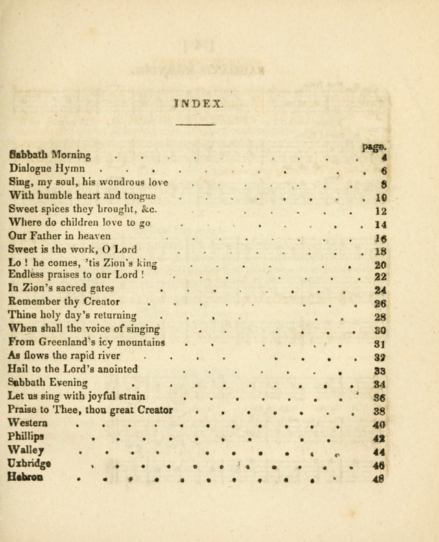 Sabbath School Songs: or hymns and music suitable for Sabbath schools page 3