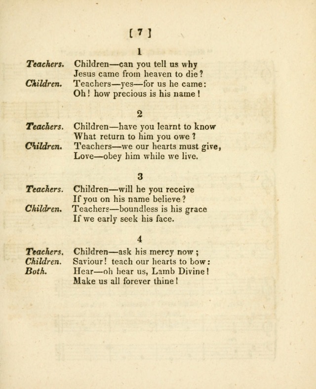 Sabbath School Songs: or hymns and music suitable for Sabbath schools page 7