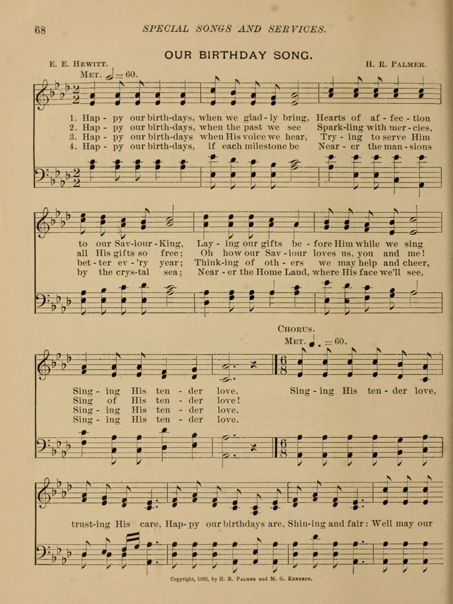 Special Songs and Services: for Primary and Intermediate Classes page 69
