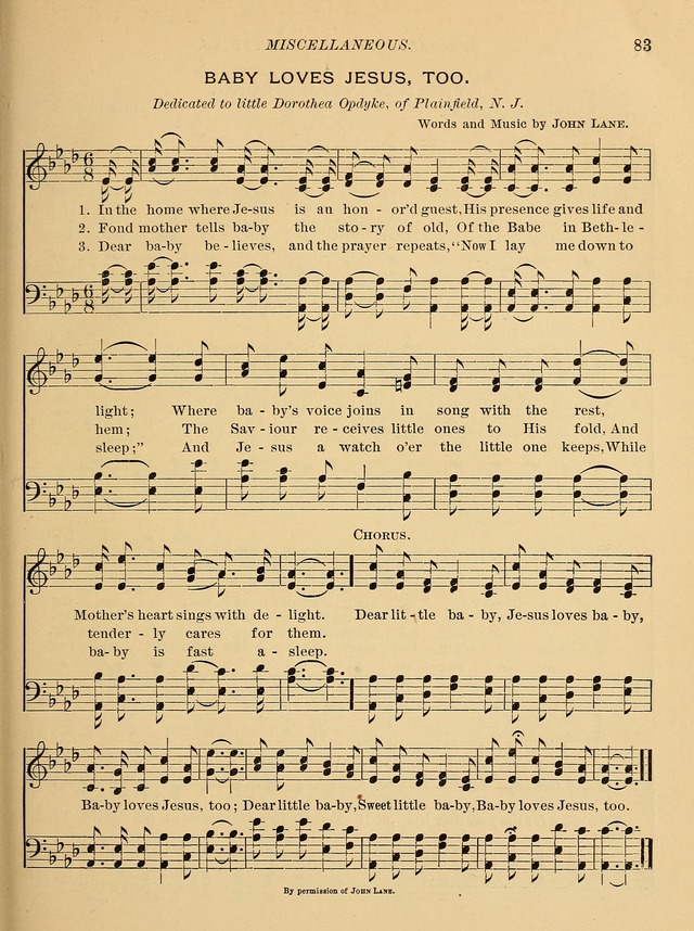 Special Songs and Services: for Primary and Intermediate Classes page 84