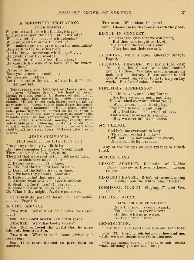 Special Songs and Services: for Primary and Intermediate Classes page 98