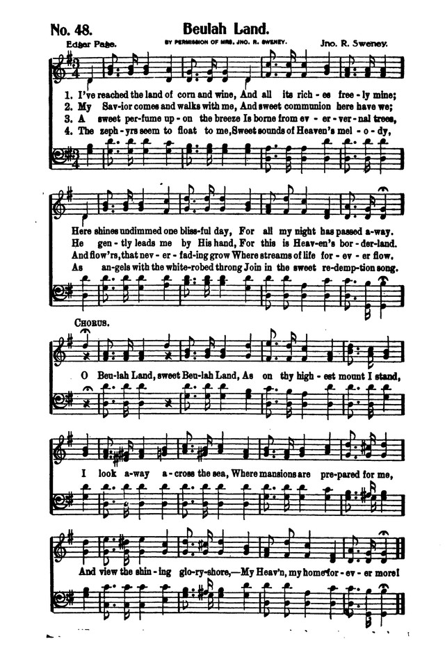 Songs of Salvation and Service. Revised page 48