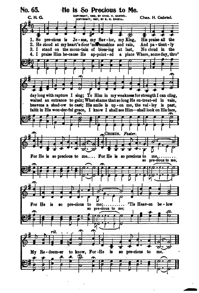 Songs of Salvation and Service. Revised page 65