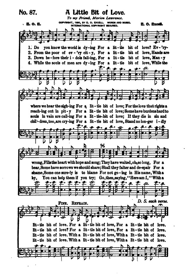 Songs of Salvation and Service. Revised page 87
