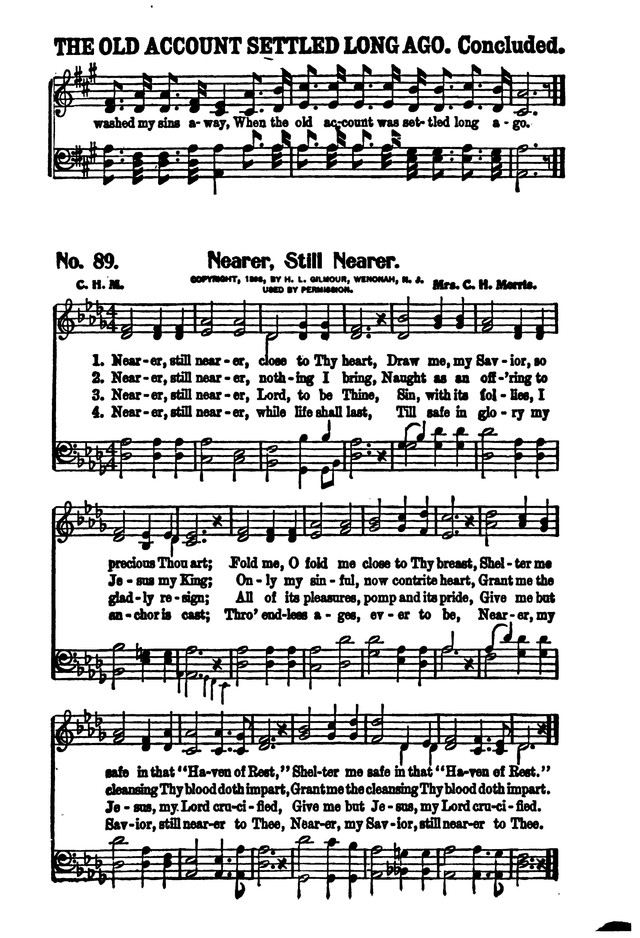 Songs of Salvation and Service. Revised page 89