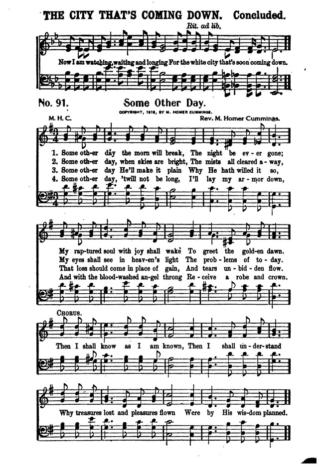 Songs of Salvation and Service. Revised page 91