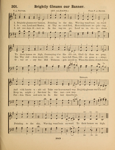 Select Songs for the Sunday School page 181