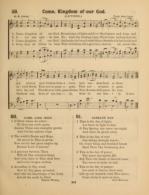 Select Songs for the Sunday School page 33