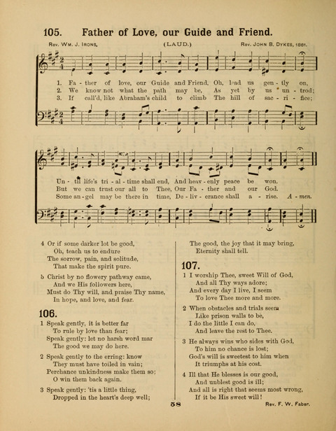 Select Songs for the Sunday School page 58
