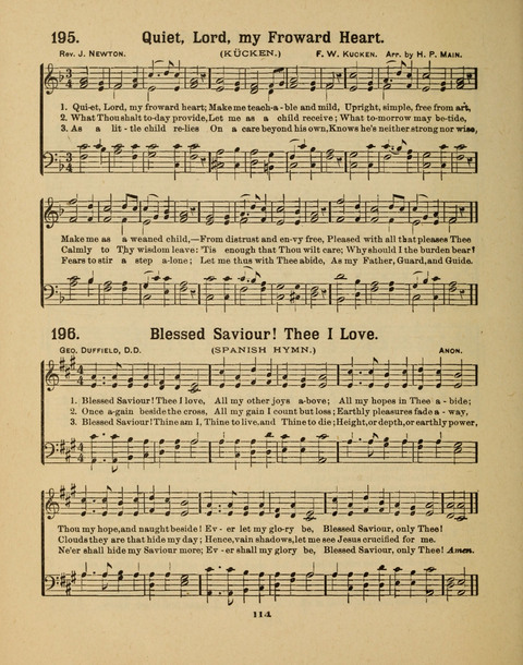 Select Songs for the Singing Service: in the Prayer Meeting and Sunday School page 114
